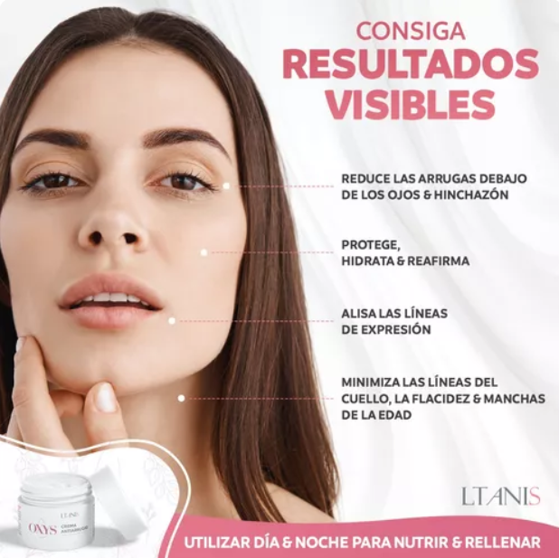 2X1 OFERTA ESPECIAL™ OXYS🤯😍 Crema Antiarrugas👍 Resultados en 10 días😱😱